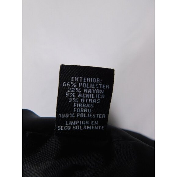 Valerie Stevens Black Double-Breasted Peacoat 3X - Plus Size Winter - Excellent - Picture 11 of 12